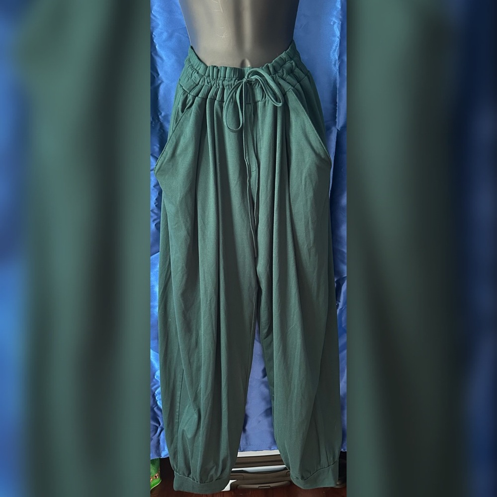 Women’s Dark Teal Jogger Style Sweatpants